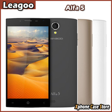 Presell Original Leagoo Alfa 5 8GBROM 1GBRAM 5.0 inch Smartphone Android 5.1 SC7731 Quad Core 1.3GHz OTG For Google Play Store