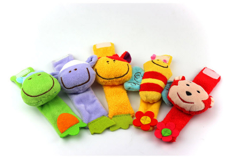 4pc plush wrist hugger