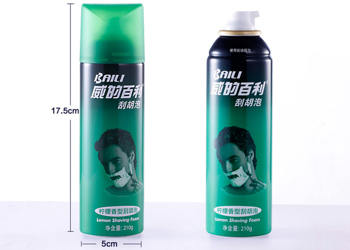Free shipping menthol flavor for men shave 1 bottle 210g shaving cream