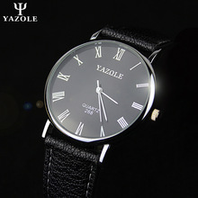Lujo moda hombre cuarzo relojes de primeras marcas negocio escala romana de cuero relojes correa vestido Erkek Kol Saati Montre Homme