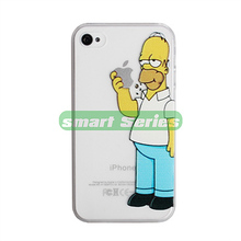 New Grind Arenaceous Hard Case For iPhone 4 4S Shell The Simpsons Minions Hand Graps the
