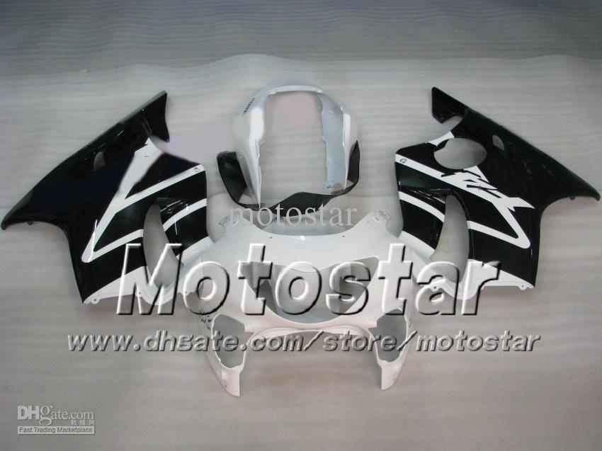 7 Gifts fairings bodywork for HONDA kit CBR 600 CBR600 F4 99 00 CBR600F4 1999 2000 glossy white black custom aftermarket fairing af52