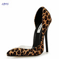 CDTS sapato Sexy Sandals Genuine leather D Orsay Horsehair Pumps 14cm Thin heels Stilettos woman shoes