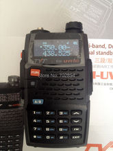 Free shipping 3 band TYT TH-UVF9D dual display 7 Watts two way radio136-174MHz 350-400MHz & 400-480MHz walkie talkie