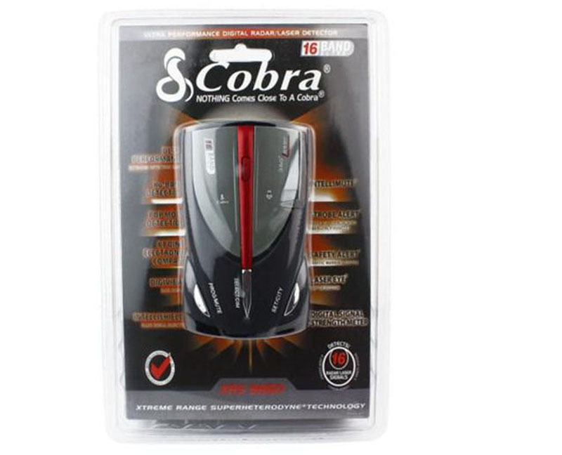 New 2015 COBRA XRS9880 16 Bands Speed Radar Laser Signal Detector Voice Traffic Alert for car radar