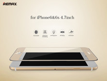 Remax Full cover screen protector Metal+steel Texture Toughened Tempered Galss HighGrad for iPhone 6 6s 4.7 inch high quality