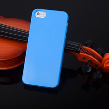 Candy Color Silicone TPU Gel Soft Case For Apple iPhone 5 5S Rubber Material Soft Back