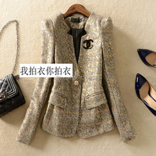 desigual brand totem embroidery blazer women OL Elegant Vintage Fashion blazer slim work wear casual Suit jacket plus size