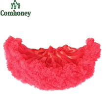 Summer Tutu Skirts for Girls Baby Lace Tulle Fluffy Pettiskirt Teenage Toddler Ballet Dance Pink Princess Party Child Petticoat