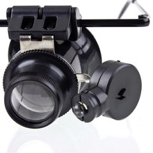 Brand new Glasses Type 20X Watch Repair Magnifier with LED Light