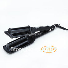 Hot Selling High Quality Triple Barrel Hair Roller font b Wave b font Spring Ceramic Curling