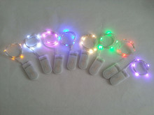 Button Cell Battery Powered 5 LED Silver Color Copper Wire Mini Fairy String Lights For Holiday