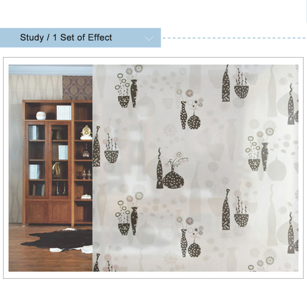 Window Glass Film Paper Self Adhesive Paper PVC Vase Pattern Window Glass Film Paper Self Adhesive Paper PVC Vase Pattern