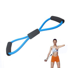 Tube Workout Exercise Elastic Yoga Resistance Band Fitness Equipment 8 Type