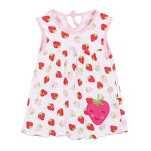 Cute Infant Baby Girls Dress Sleeveless Printed A-Line Dress One Piece Mini Dress 1-2Y Hot