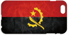 Painting Angola Flag Mobile Cell Phone Case For iphone 4 4S 5 5S SE 5C 6 6S Plus For iPod Touch 4 5 6 Plastic Hard Cover