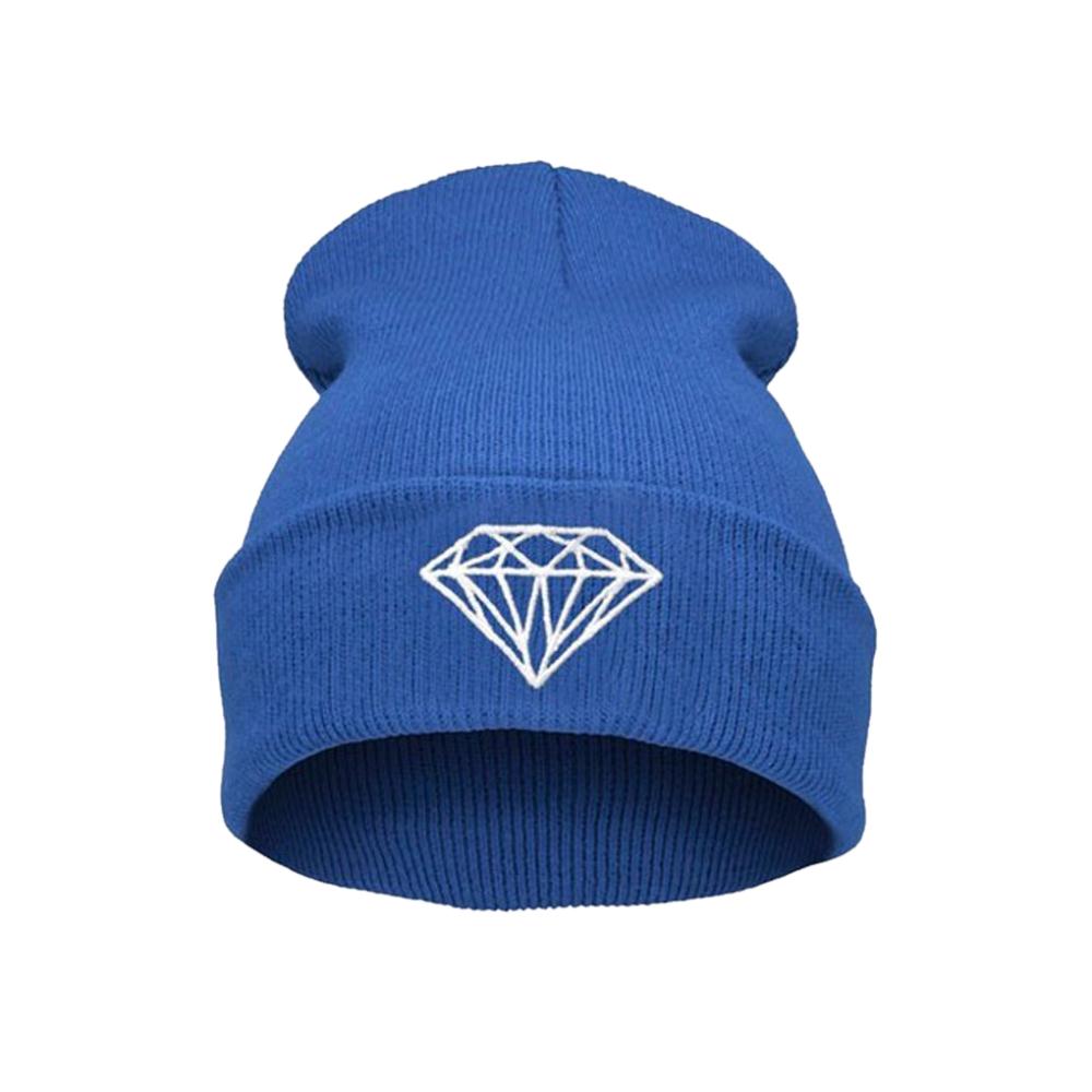 2015 Brand New Details about New Hip Hop Men s cap DIAMOND Beanies Winter Cotton knit