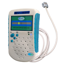 New type veterinary vascular doppler 8mhz flat probe LED display blood flow strength builtin speaker and rechargeable battery