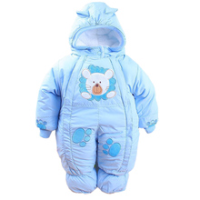 Autumn & Winter Newborn Infant Baby Clothes Fleece Animal Style Clothing Romper Baby Clothes Cotton-padded Overalls CL0437