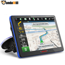 7 inch Car GPS Navigation Capacitive screen FM Built in 8GB/256M WinCE 6.0 Map For Europe/USA+Canada Truck vehicle gps Navigator