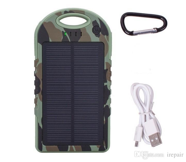 Fashion Camoufla Waterproof 12000mah Solar Power Bank 12000 mAh Portable External PowerBank Battery Pack Charger for Cell Phones Fashion Camoufla Waterproof 12000mah Solar Power Bank 12000 mAh Portable External PowerBank Battery Pack Charger for Cell Phones