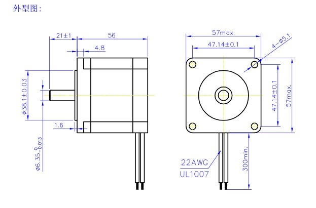 Nema23 Stepper Motor 57hs56 2804 3 2 8a 1 26n M Nema 23 Motor 180 Oz In For 3d Printer For Cnc Engraving Milling Machine Stepper Motor Aliexpress