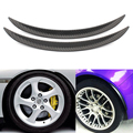 2pcs Strength 25mm Car Tires Suitable Round Rubber Stickers Soft Carbon fiber Wheel Eyebrow Decorative Strips