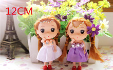 12cm 3pcs NEW Kids Toys Soft Interactive Baby Dolls Toy Mini Doll For Girls hot sale