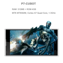 Original CUBOT P7 MTK6582 Quad Core Cell Phone Android 4 2 5 0 Inch IPS Touch