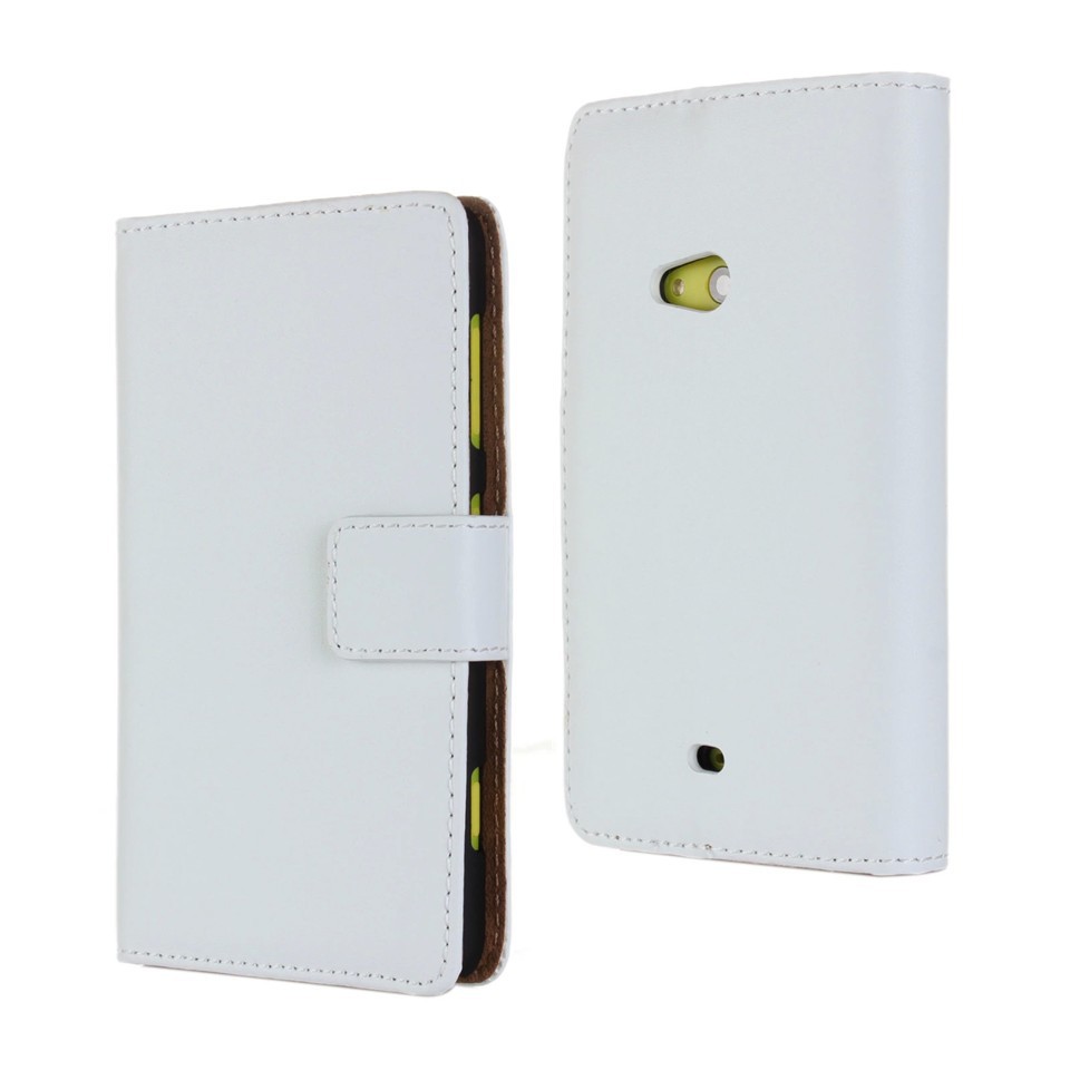 Genuine Leather Wallet Case for Nokia Lumia 625 Phone Bag Protective shell Flip Cover with Stand and Card Holder Black White Genuine Leather Wallet Case for Nokia Lumia 625 Phone Bag Protective shell Flip Cover with Stand and Card Holder Black White