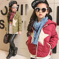 New Arrival Winter 2016 Girls Down Jacket Boys Fashion Down Jacket Kids Coat Children Star Pattern