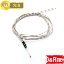 200 Pcs/Lot 3d printer 100K ohm NTC 3950 Thermistors for MakerBot RepRap UP Mendel I3 Printer by DHL or Fedex