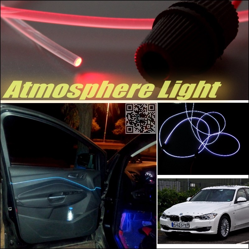 Car Atmosphere Light Fiber Optic Band For BMW 3 M3 F30 F31 F34 2011~2015 Interior Refit No Dizzling Cab Inside DIY Air light