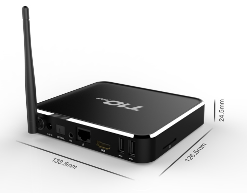 Фотография 5pcs Iptv Set Top Box T10Plus Android5.1 TV Box KODI 2G/8G AmlogicS812 Set Top Box Dual-Band Wifi Bluetooth4.0 Smart TV Receiver