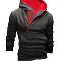 Men Hoodies Zipper Hip Hop Skateboard Streetswear Sweatshirt Stylish Sports Coat Spring Autumn Cotton Brand Men