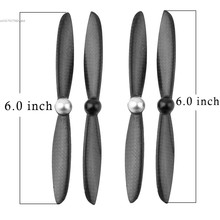2 Pairs 6045 Carbon Fiber Self-locking Propeller RC Drone Quadcopter CW/CCW For Multicopter 5mm Shaft Diameter’s Motor SV026869#