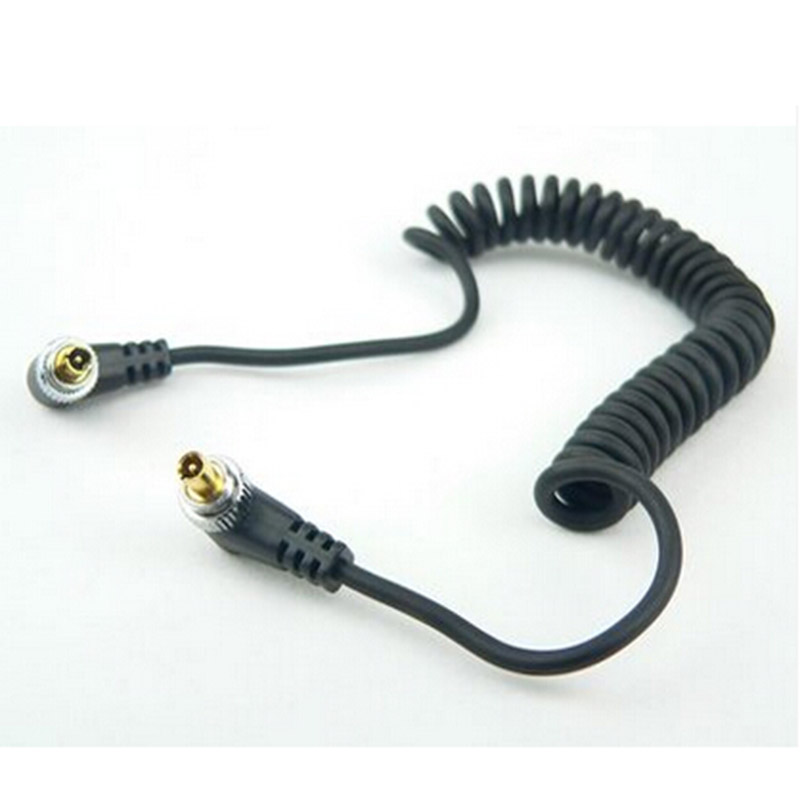 Description Picture 3 of itemCamera cable Male to Male M-M FLASH Stutio PC line Sync Cable Cord with Screw Lock PC-PC for Canon nikon yongnuo flash light