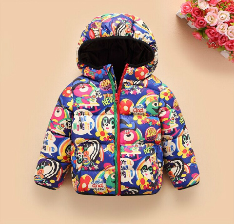 A new season's winter jacket in Korean children boy girl child baby cotton padded coat