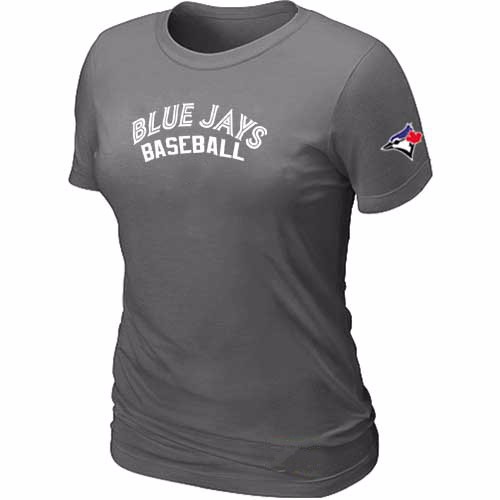 Toronto Blue Jays Nike Women\'s D.Grey Short Sleeve Practice T-Shirt