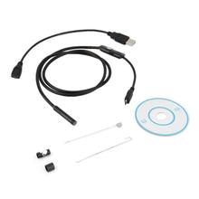 Del 6 LED Waterproof 5M 7mm Lens Endoscope Inspection Camera For Android Phone Mar03