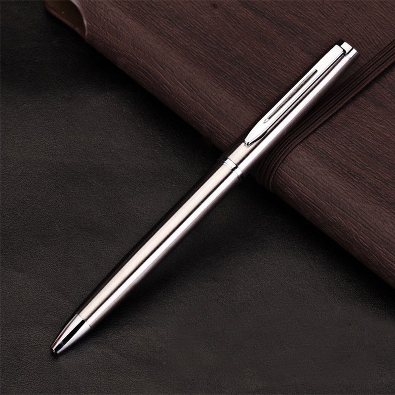 New metal ballpoint pen 0.5mm Black ink ball point pen Office School Supplies Pens Writing Supplies Ballpoint Pens