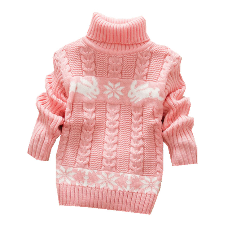 2015 Kids Sweater Baby Boys Girls Sweater Children Autumn Winter Spring Sweater Kids Unisex Turtleneck Sweater