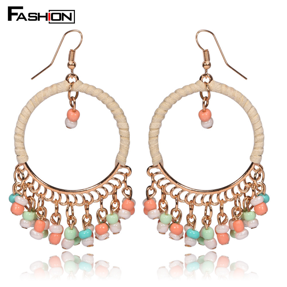 Trendy Crystal Drop Earring For Women Long Drop Ea...