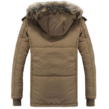 Free shipping 2015 New arrive large size M 4XL thick winter coat men s fashion added