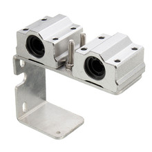 3D Printer X Axis Printing Silver Head Exturder Carriage Aluminum alloy U-shaped Fixed base with box type bearings