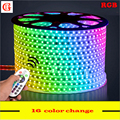 17m 18m 19m SMD 5050 RGB LED Strip 220v Waterproof Led Lights IP65 Led Verlichting Neon