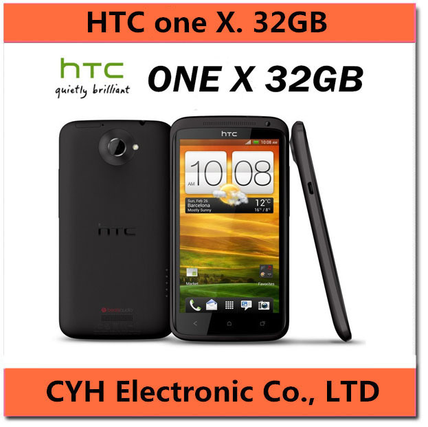 Original HTC ONE X S720e 32GB Internal Storage Refurbishment Smartphone Android GPS WIFI 4 7 TouchScreen