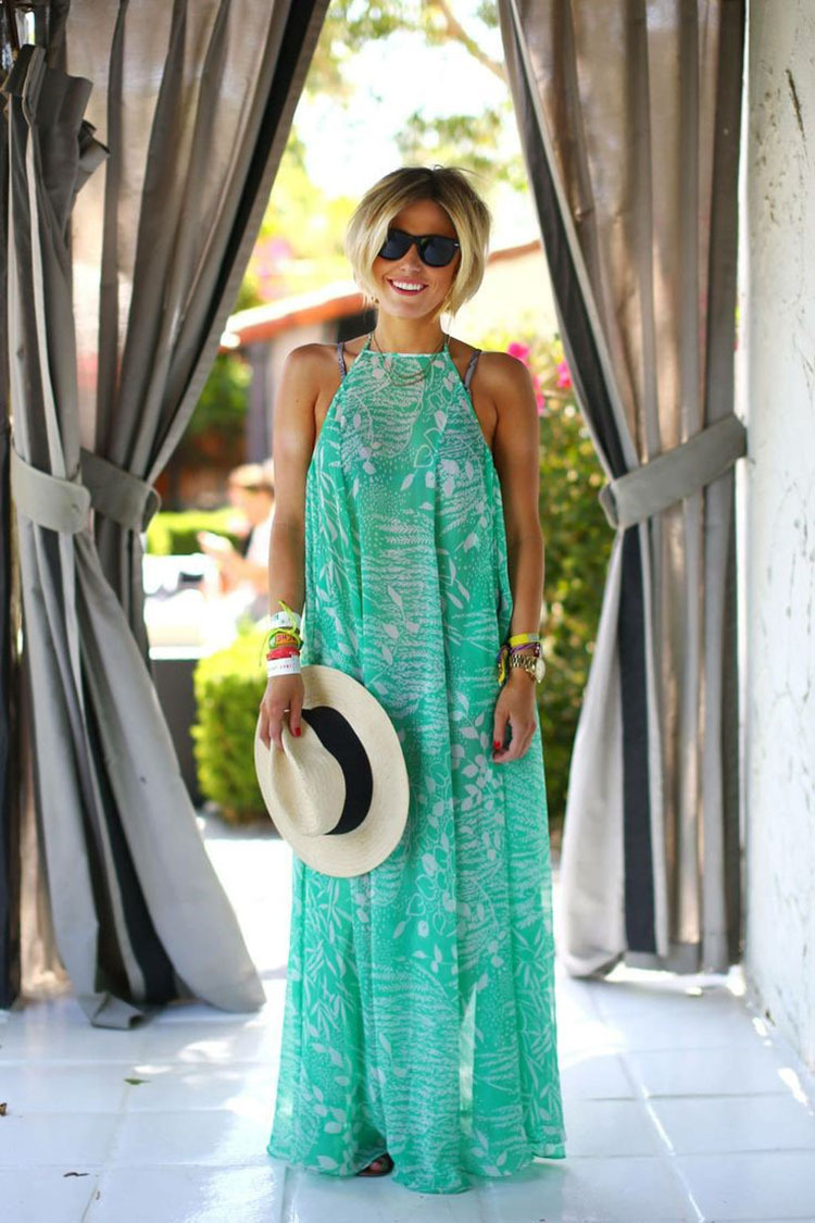 mint beach dress