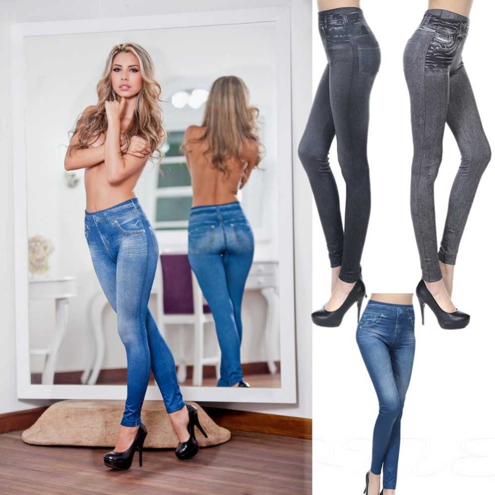 Гаджет B39 Newest 1pcs Sexy Women Jeans Skinny Jeggings Seamless Stretchy S...