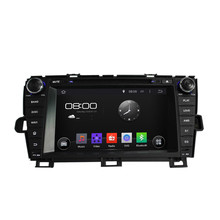 HD 1024*600 Quad Core 16GB Android 5.1.1 Car DVD Player Radio GPS Navi Stereo for Toyota PRIUS Left Driving 2009 2010 2011-2015